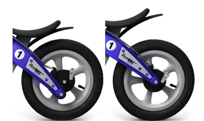 FirstBike  black  Adapter az ülés leengedéséhez