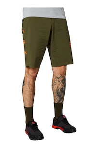 Fox  Flexair Short No Liner Olive Green Kerékpáros rövidnadrág férfiaknak