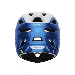 Giro Coalition  Spherical Mat White/Ano Blue Kerékpáros sisak M
