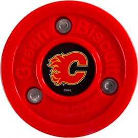 Green Biscuit Calgary Flames korong