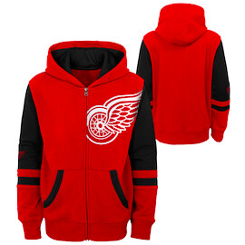 Gyerek kapucnis pulóver Outerstuff Face-Off NHL Detroit Red Wings