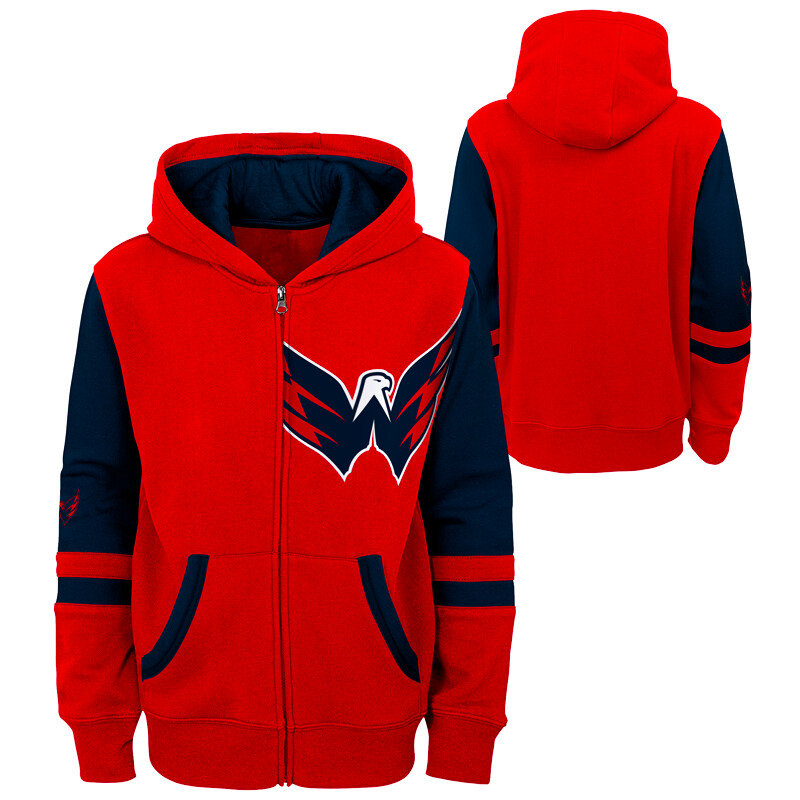 Gyerek kapucnis pulóver Outerstuff Face-Off NHL Washington Capitals