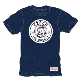 Gyerek póló CCM 80's Patch Triblend Tee Cseh hoki