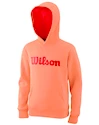 Gyerek pulóver Wilson pamut PO Hoody Papaya