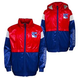 Gyerekdzseki Outerstuff  GOAL LINE STANCE FZ WINDBREAKE NEW YORK RANGERS
