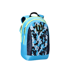 Gyerekhátizsák teniszütőhöz Wilson  Junior Backpack Blue/Wild Lime