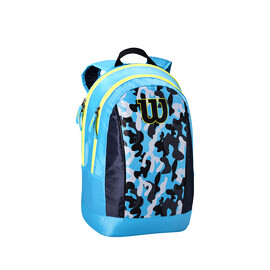 Gyerekhátizsák teniszütőhöz Wilson  Junior Backpack Blue/Wild Lime