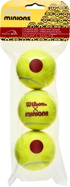 Gyermek teniszlabdák Wilson Minions Stage 3 piros (3 db)