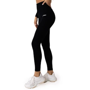 GymBeam  FLO Ribbed Leggings Black Női leggings XL