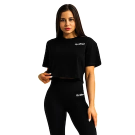 GymBeam Limitless Cropped T-shirt Black Női póló