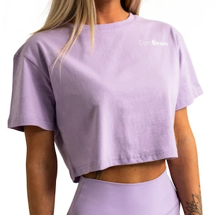 GymBeam  Limitless Cropped T-shirt Lavender Női ujjatlan póló S