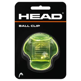 Head Ball Clip Yellow Labdatartó