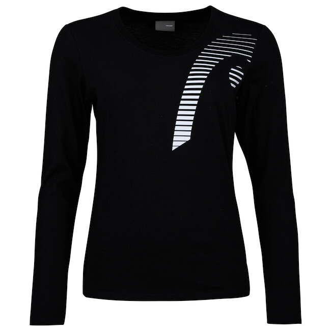 Head  Club 21 Linda LS Women Black Női póló