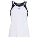 Head  Club 22 Tank Top Girls White/Dark Blue Ujjatlan lánykapóló