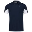 Head  Club 22 Tech Polo Shirt Men Dark Blue Férfipóló