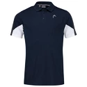 Head  Club 22 Tech Polo Shirt Men Dark Blue Férfipóló