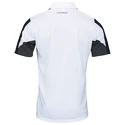 Head  Club 22 Tech Polo Shirt Men White/Dark Blue Férfipóló