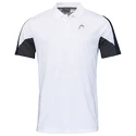 Head  Club 22 Tech Polo Shirt Men White/Dark Blue  Férfipóló