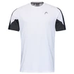 Head  Club 22 Tech T-Shirt Men White/Dark Blue Férfipóló