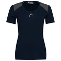 Head  Club 22 Tech T-Shirt Women Dark Blue Női póló