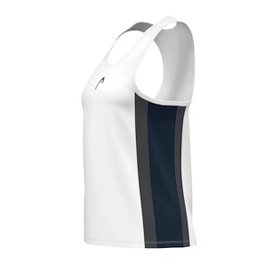 Head  CLUB 25 Tank Top Girls Navy/White Ujjatlan lánykapóló