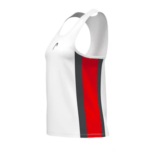 Head  CLUB 25 Tank Top Girls Red/White Ujjatlan lánykapóló