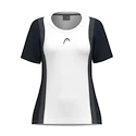 Head  CLUB 25 Tech T-Shirt Girls Navy/White Lánykapóló
