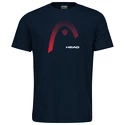 Head  Club Carl T-Shirt Men Dark Blue Férfipóló