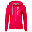 Head  Club Greta Hoodie Magenta/White Női melegítőfelső