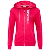 Head  Club Greta Hoodie Magenta/White Női melegítőfelső