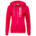 Head  Club Greta Hoodie Magenta/White Női melegítőfelső
