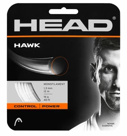 Head Hawk fehér 1,25 mm teniszhúr (12 m)