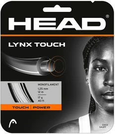 Head Lynx Touch Transparent Black Set (12 m) Teniszütő húrozása