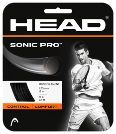 Head Sonic Pro Black 1.30 mm (12 m) Teniszütő húrozása