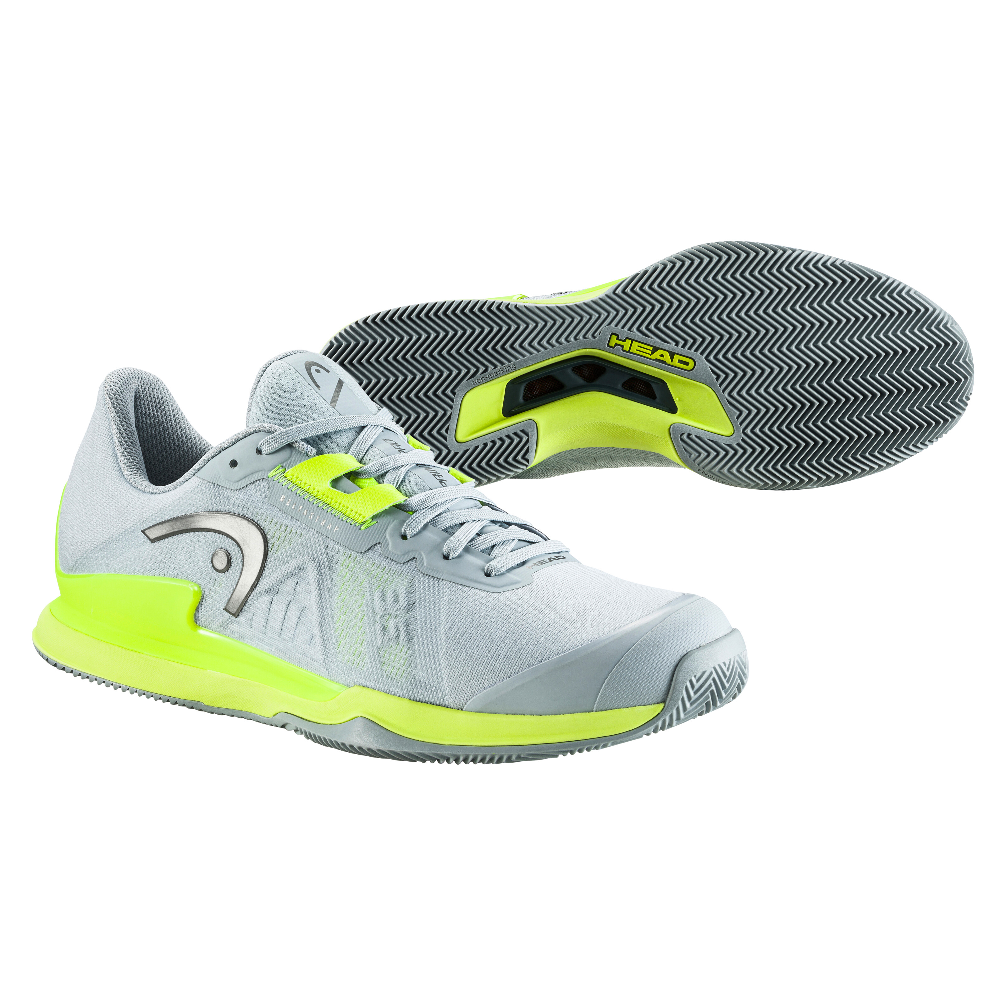 Head Sprint Pro 3.5 Clay Grey/Yellow  Férfiteniszcipő