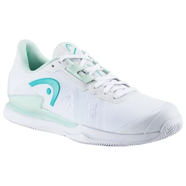 Head Sprint Pro 3.5 Clay White/Aqua Női teniszcipő