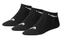 Head  Tennis Sneaker Black (3 Pack)  Zokni