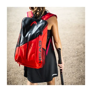 Head Tour Team Backpack Black/Red Hátizsák teniszütőhöz