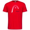 Head  Vision Club Carl T-Shirt Men Red/White Férfipóló