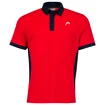 Head  Vision Slice Polo Shirt Men Red/Dark Blue Férfipóló