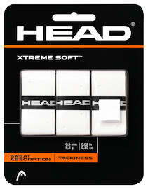 Head Xtreme Soft fehér teniszütő grip (3 db)