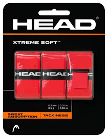 Head Xtreme Soft piros teniszütő grip (3 db)