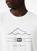 Helly Hansen  Skog Recycled Graphic T-Shirt White  Férfipóló