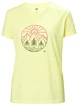 Helly Hansen  Skog Recycled Graphic Tee Fadded Yallow Női póló