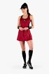 Hydrogen  Panther Tech Dress Black/Red Ruha