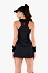 Hydrogen  Panther Tech Dress Black/Red Ruha