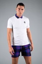 Hydrogen  Tartan Zipped Tech Polo White (Purple/Black) Férfipóló L