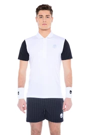 Hydrogen Tech Zipped Polo White/Blue Férfipóló