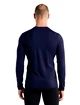 Icebreaker  200 Oasis LS Crewe Midnight Navy Férfipóló