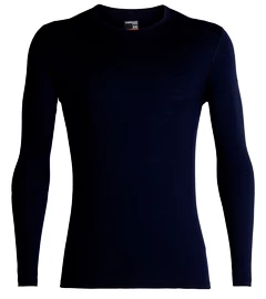 Icebreaker 200 Oasis LS Crewe Midnight Navy Férfipóló
